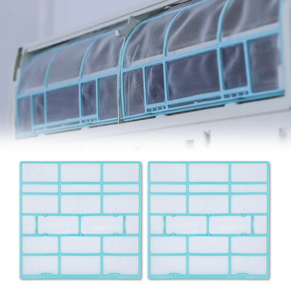 Indoor Unit Air Conditioner Accessories 2pcs Dust Screens for Dust Control