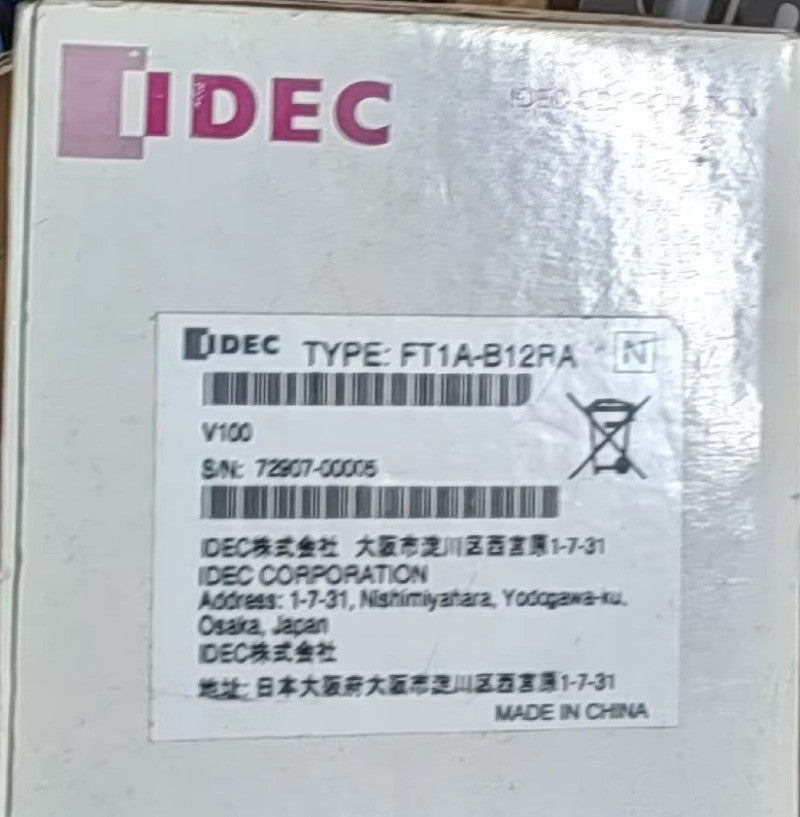 1pcs IDEC FT1A-B12RA PLC Module