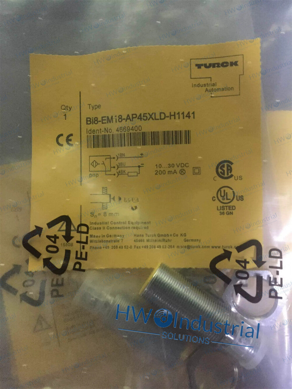 1/piece BI8-EM18-AP45XLD-H1141 Sensor TURCK Proximity Switch