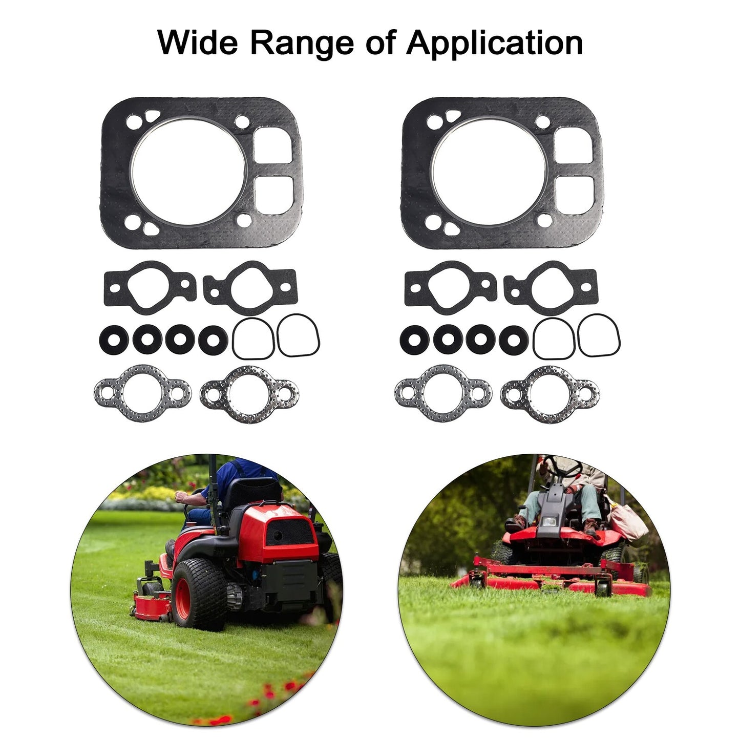 2x REPL KOHLER CYLINDER HEAD GASKET KITS 32 841 02-S ENGINE KT610 KT730 KT715
