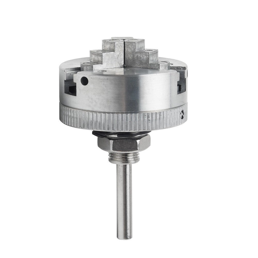 Mini Drill Chuck,Z011 Metal 4 Jaws Manual Lathe Chuck Clamp HCS,Self-Centering