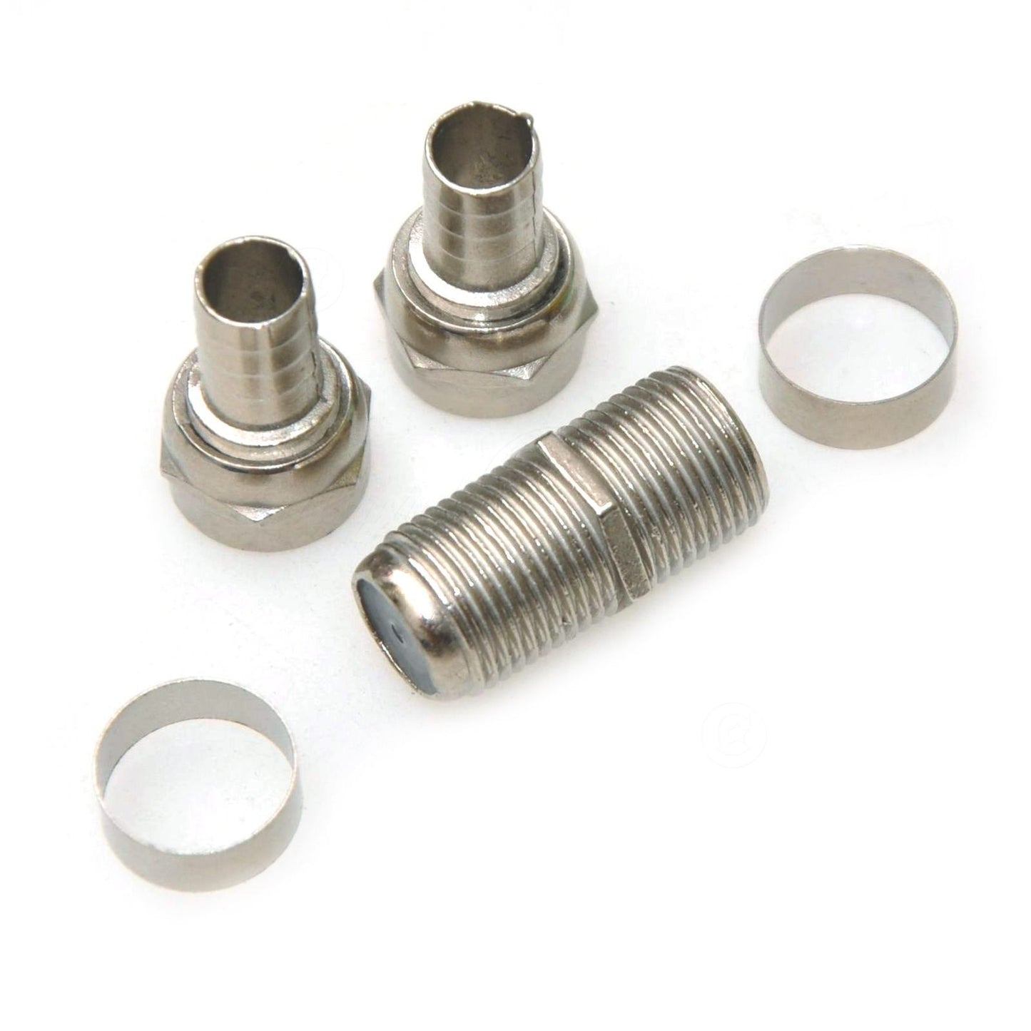 3x Satellite/Cable TV Female F Connector Joiner Coupler RG6 Adapter Interconnect
