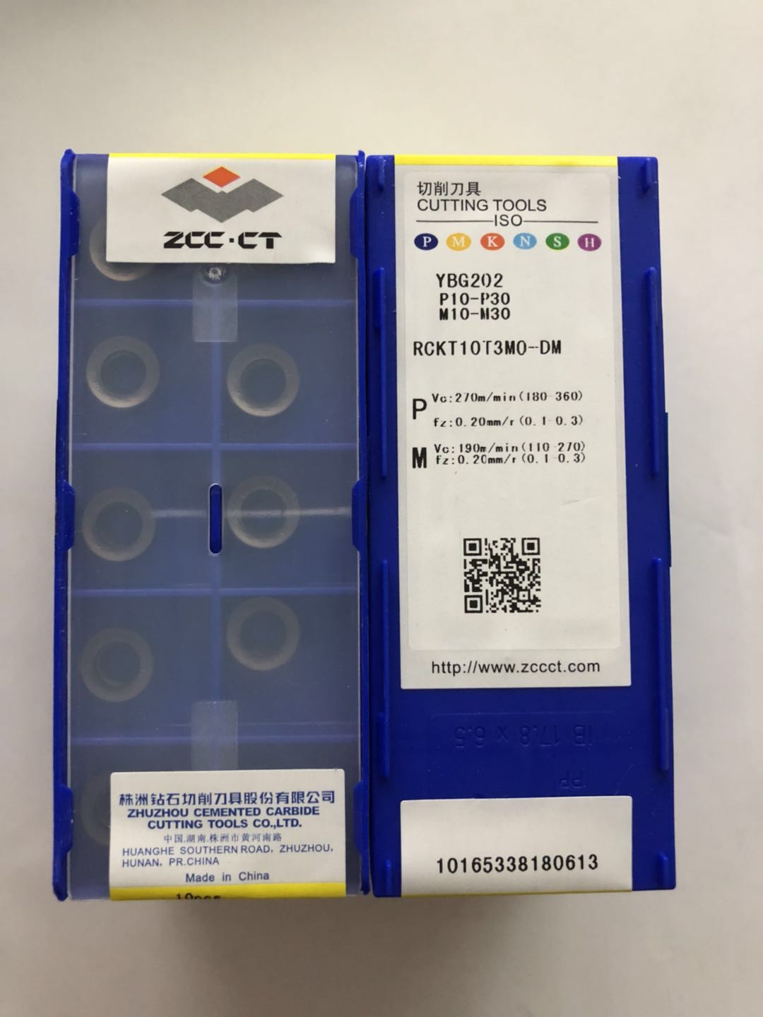 10pcs ZCC.CT RCKT10T3MO-DM YBG202 P10-P30 M10-M30 INSERTS