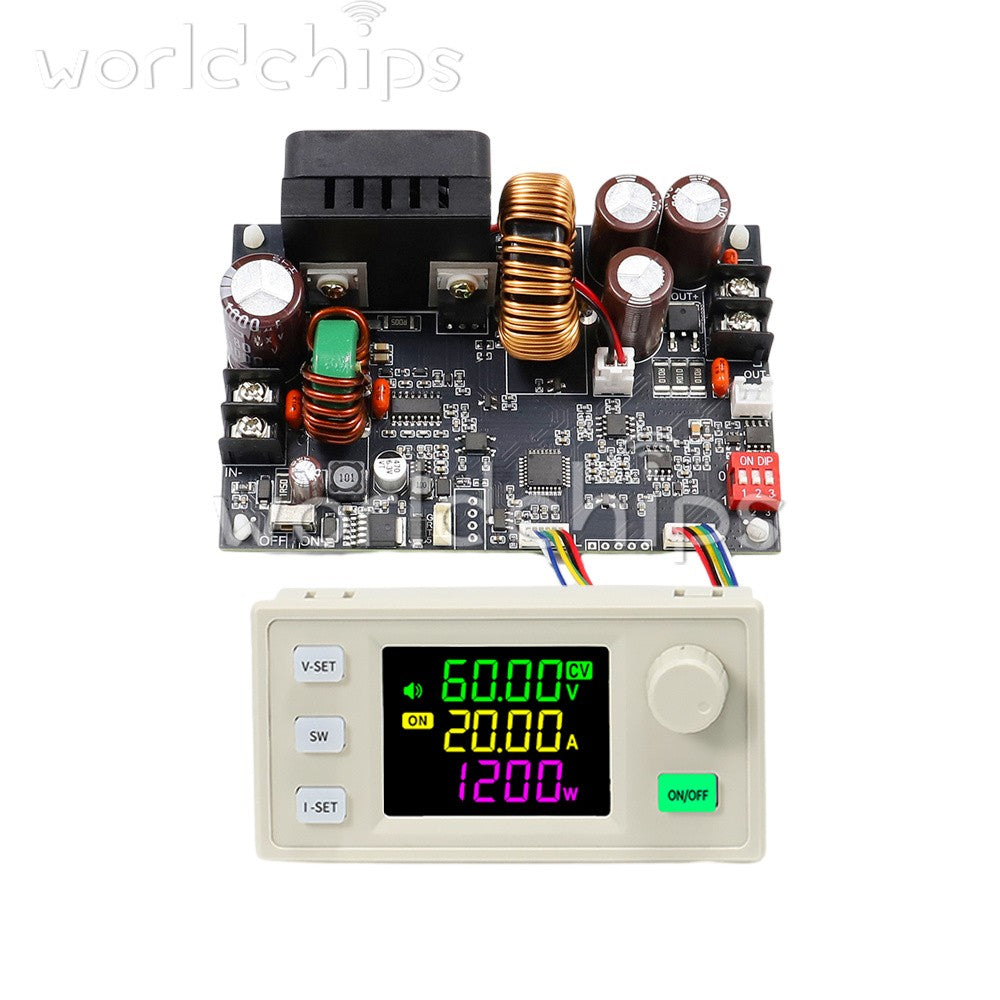 4* XY6020LV CNC Adjustable Volt Regulator DC Buck Power Supply Module 20A/1200W