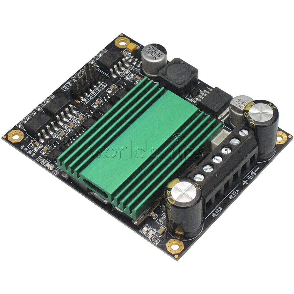 100A DC Motor Drive Module High Power Motor Speed Control Dual Channel H-bridge