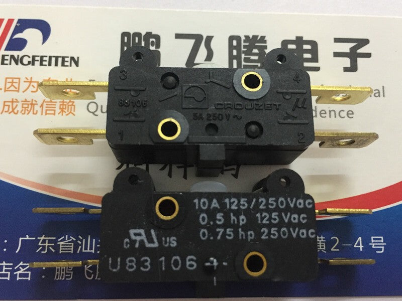 1PC FOR Crouzet 83106022 U83106 10A250V travel limit micro switch 4 feet