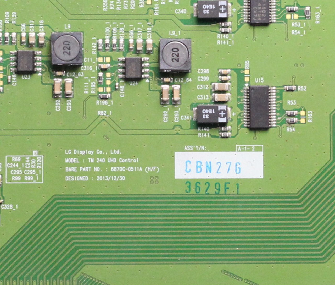 LG T-Con Board 6870C-0511A TM240 UHD For LG 65UB9200-UC