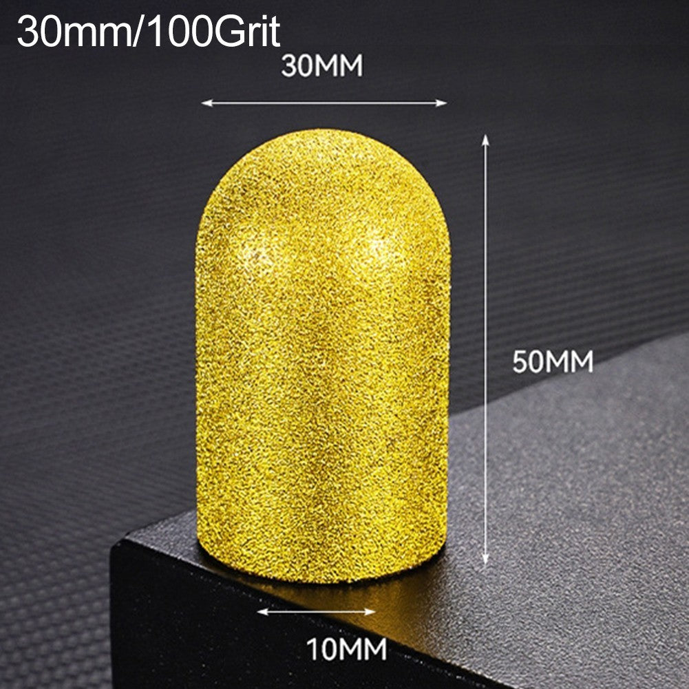 High Performance Diamond Brazed Grinding Heads 2pcs for Stone Finishing Tasks