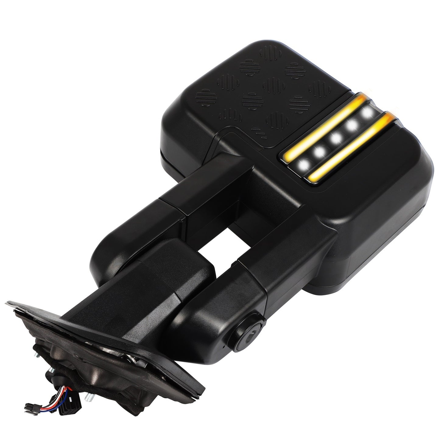 Power Heated LED Turn Signal Light Tow Mirrors For 14-18 Chevry Silverado Sierra