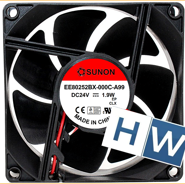 SUNON EE80252BX-000C-A99 24V 8025 1.9W 8CM Cooling Fan