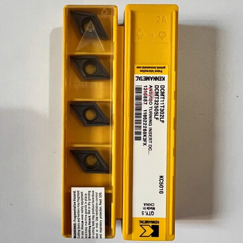 10pcs DCMT11T302LF KC5010 DCMT32505LF For Kennametal CNC carbide inserts