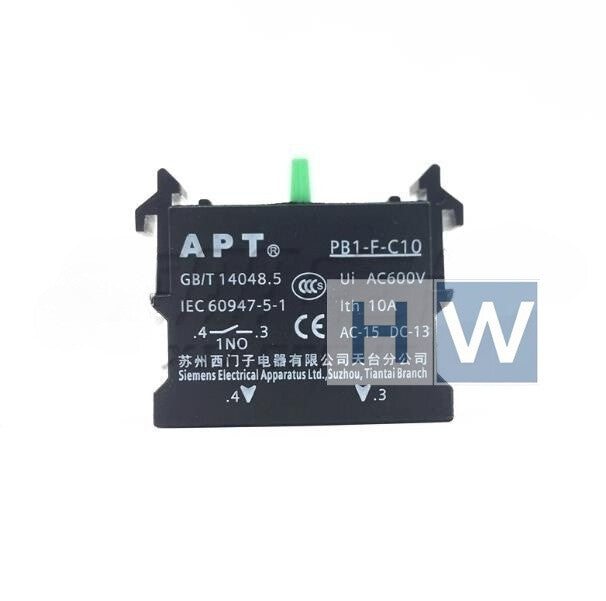 20Pcs/BOX SIE-MENS APT button PB1S auxiliary contact PB1-F-C10 1NO