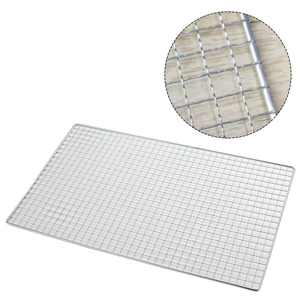 BBQ Mesh Grate Mesh Net For Japanese Korean Grill Grate Mesh Net Stainless Steel