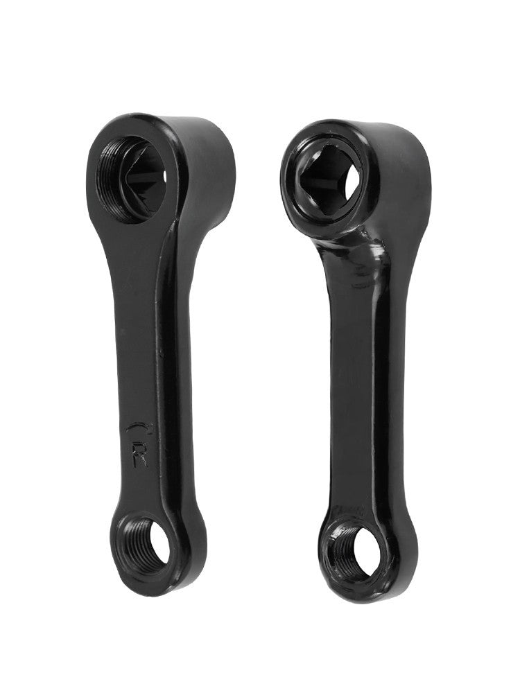 Indoor Fitness Solution Pair of 89mm Iron Bike Cranks with Square Holes