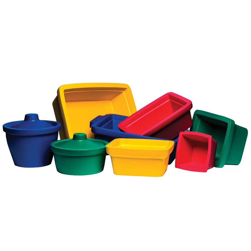 Large Blue Ice Pan, 9 Liter - Stackable, Leak-Proof, for Lab Samples