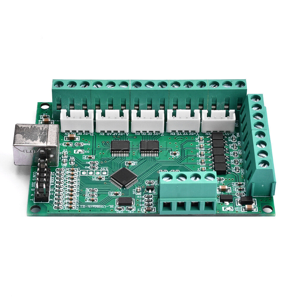 CNC USB MACH3 100Khz Breakout Board 5 Axis Interface Driver Motion Control C2U6