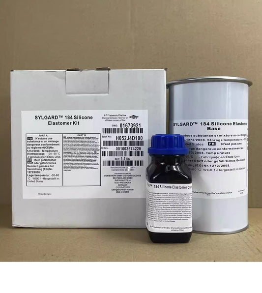 DOW Sylgard 184 Silicone Elastomer A/B Set 1.1kg (2.4 LB) EXP 2026  Free ship
