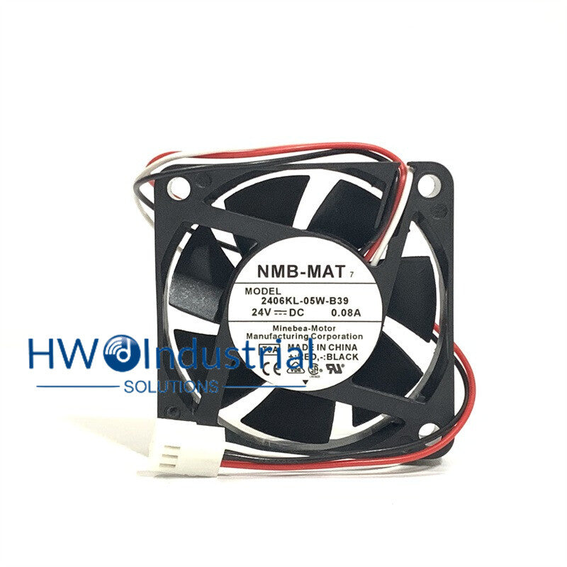 1PC NMB 2406KL-05W-B39 6CM 0.08A 24V Radiator Cooling Fan Size 60*60*15 Mm