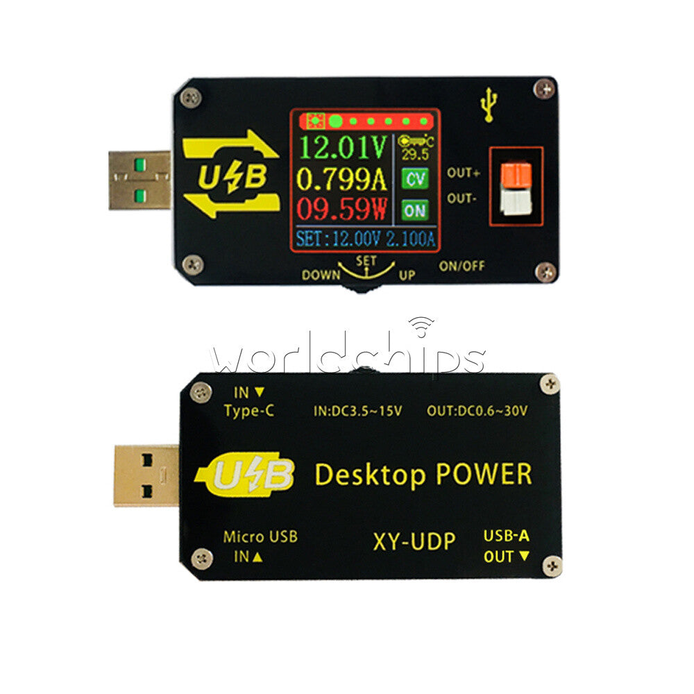 USB 5V to 9V 12V 24V Buck Boost Constant Voltage Current Power Supply Module