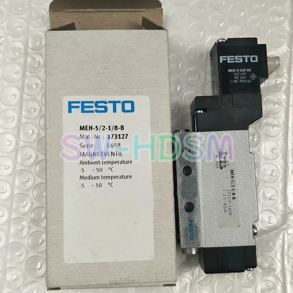 1PCS  For FESTO MEH-5/2-1/8-B 173127 Solenoid Valve freight free