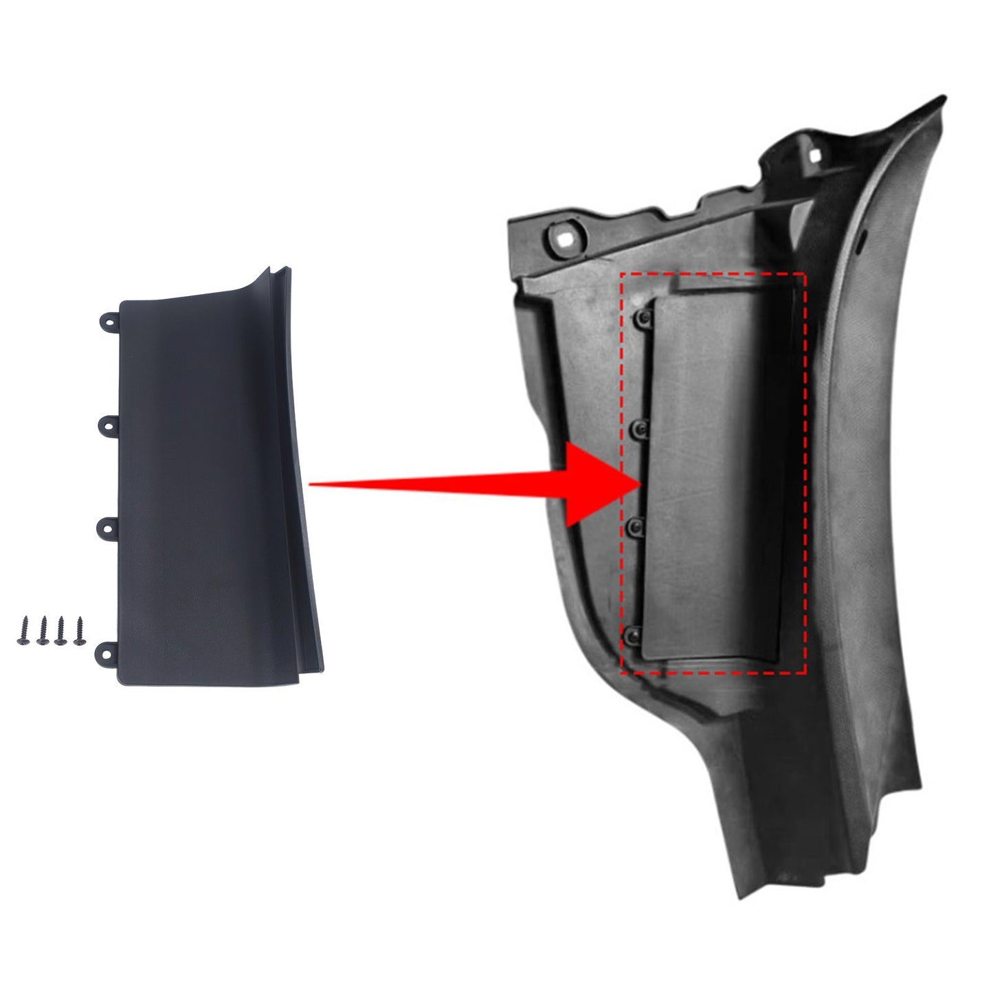 Upgrade Windshield Wiper Cowl Cover Panel Battery Cap 51132751210 for Mini 07-15