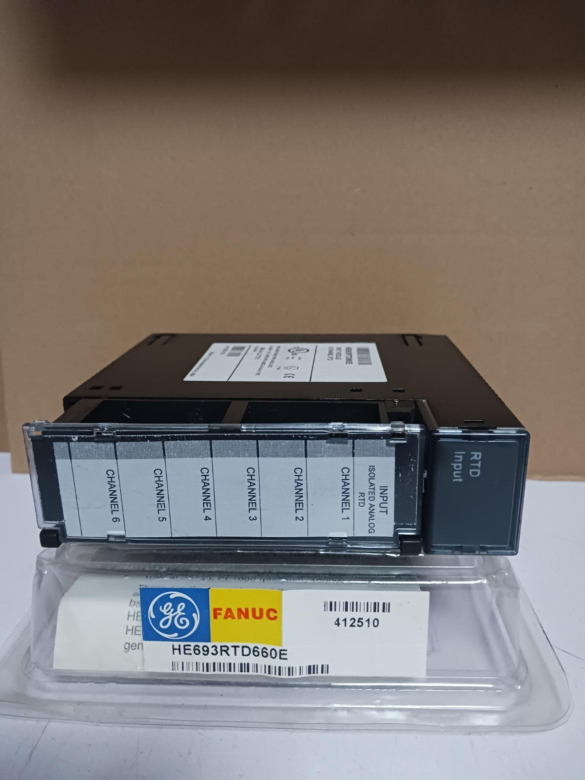 GE FANUC HE693RTD660E INPUT MODULE 6 channel RTD "Never , Mint" free ship