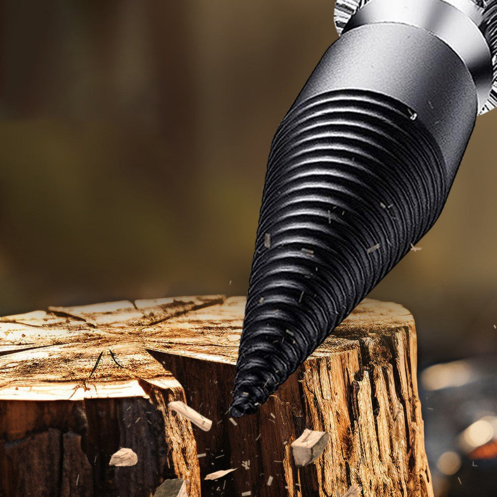 4pcs Firewood Log Splitter Drill Bits Screw Cone Driver for Power Drills