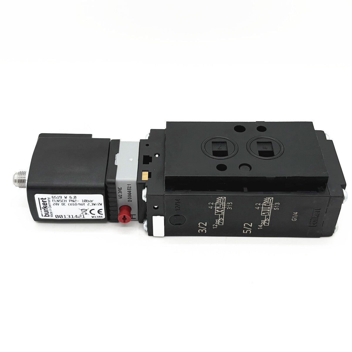 1pcs Burkert Solenoid Valve burkert6519 W 6.0 FLNSCH 00131421 Fast delivery