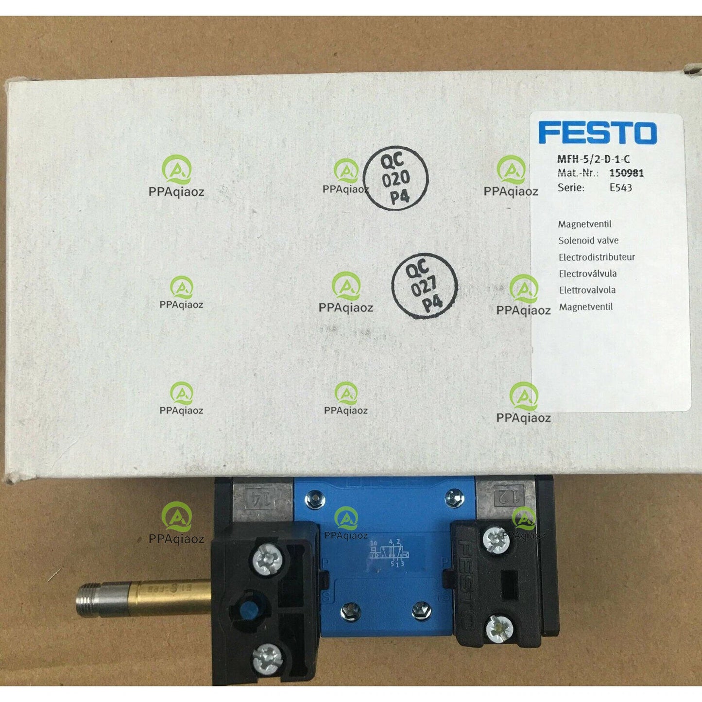 1PC  FESTO MFH-5/2-D-1-C 150981 Solenoid Valve MFH52D1C ping