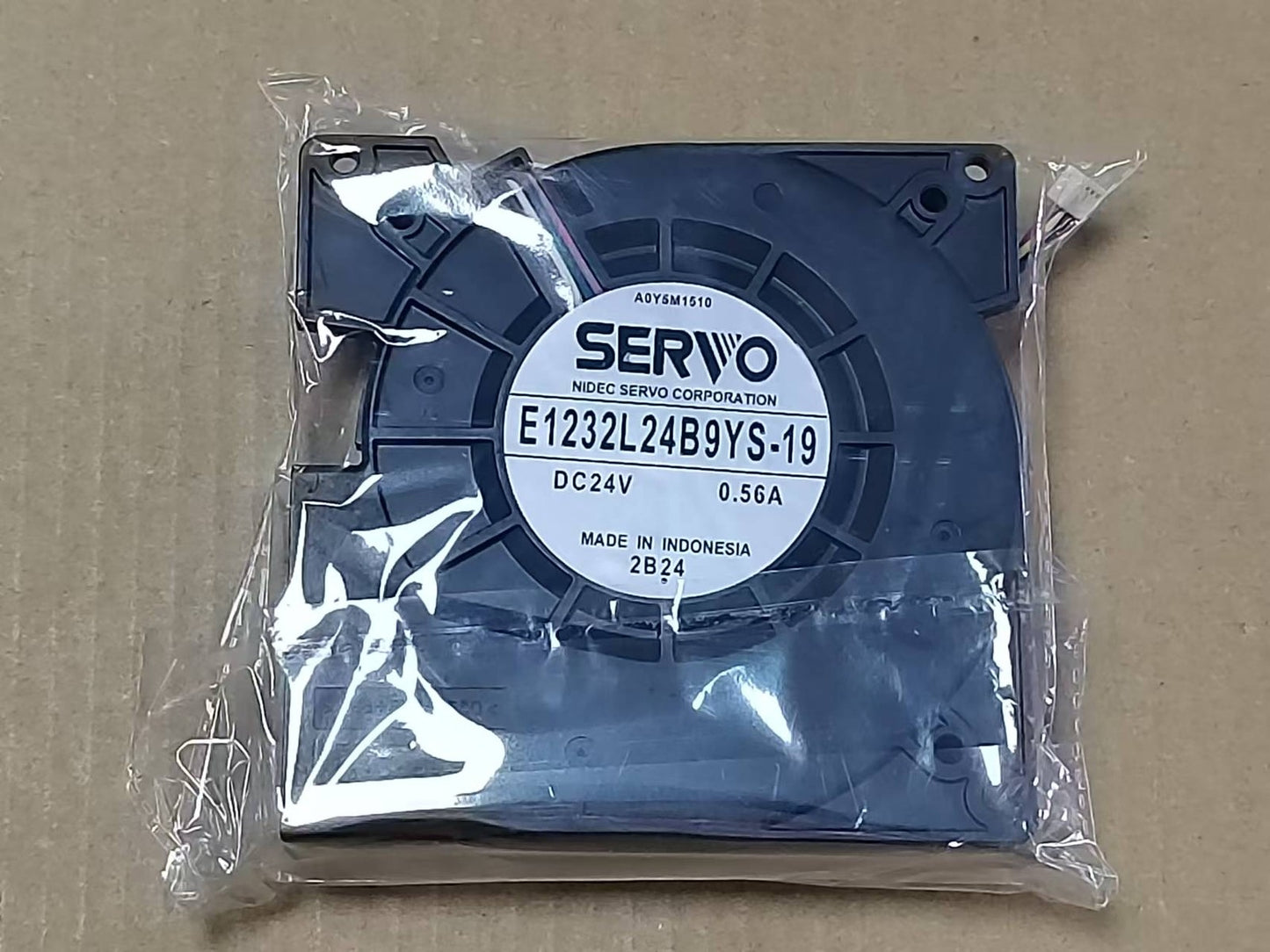 Nidec SERVO E1232L24B9YS-19 DC24V 0.56A12032 Turboblower