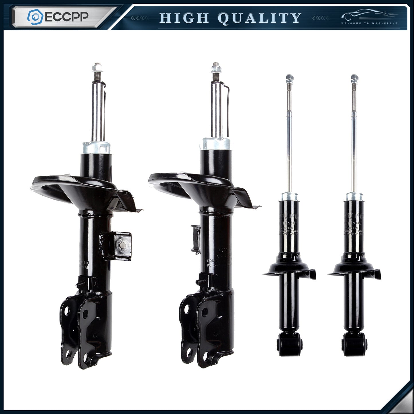 Front Rear Struts Shocks For 2008-2014 Mitsubishi Lancer 2.0L Left Right