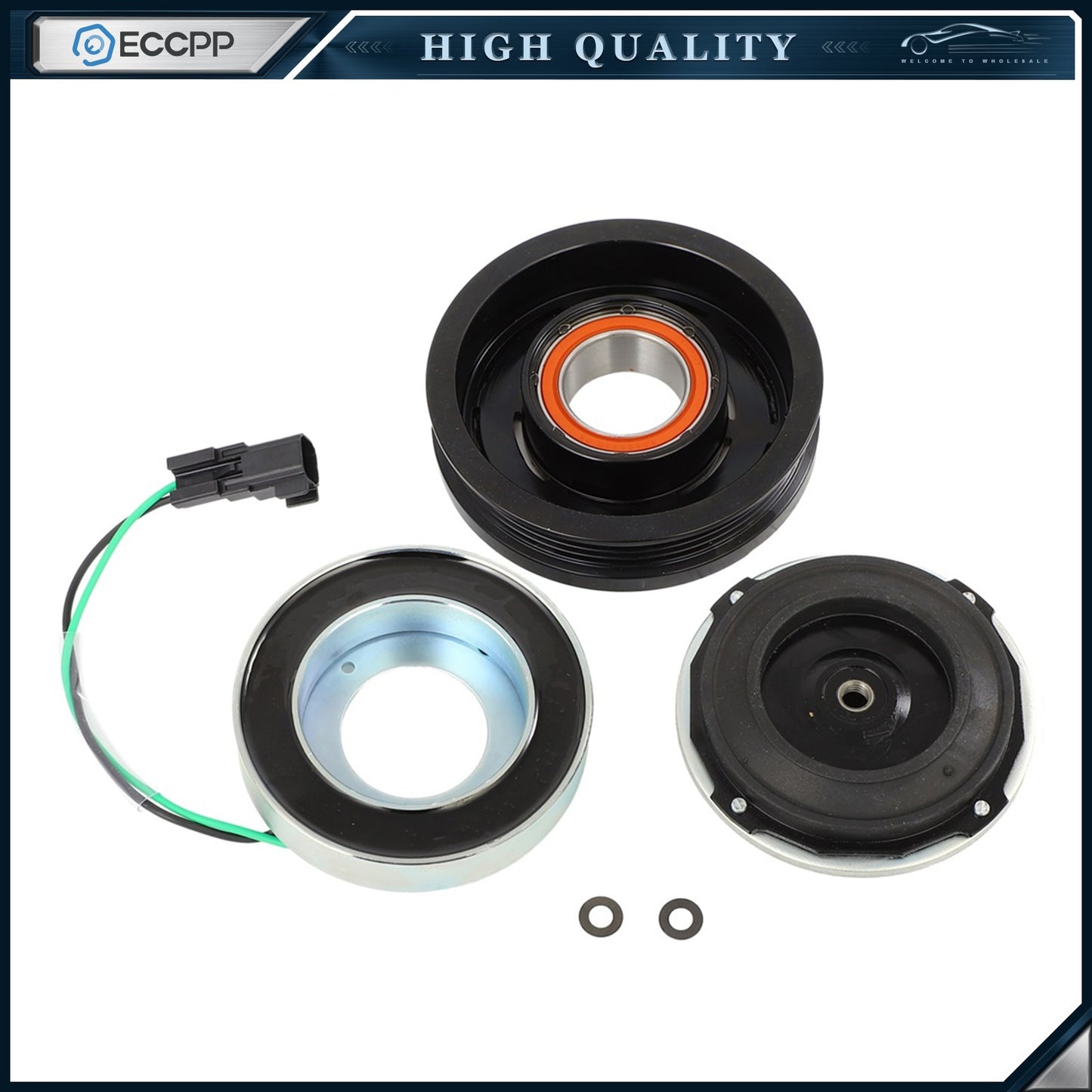 AC A/C Compressor Clutch Kits For Ford Expedition Lincoln Navigator 3.5L 18-20