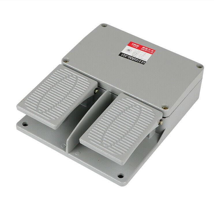 Dual Pedal EN(YDT1)-15 Aluminum Gray Dual Pedal Pedal Switch with KH9011 Chip