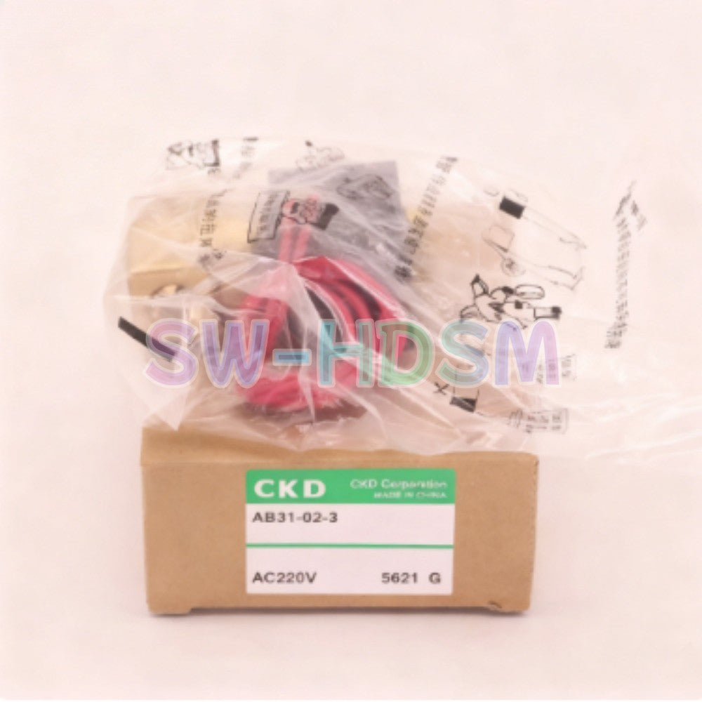 1PCS  for CKD AB31-02-3-AC220V Solenoid Valve AB31-02-3 AC220V Freight Free