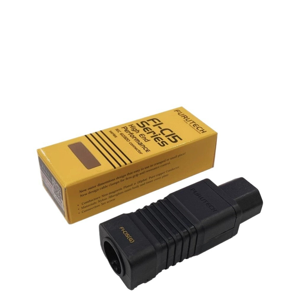 1pc FI-C15 (G) Gold Plated Fever Power Tail Plug
