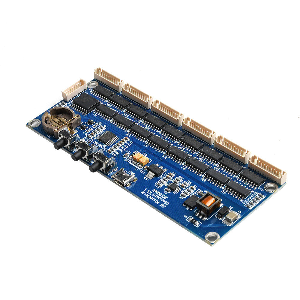 Micro USB Tube Glow Nixie Tube Clock DIY Kit for IN14/ IN12 IN-12 QS30 PCBA RGB