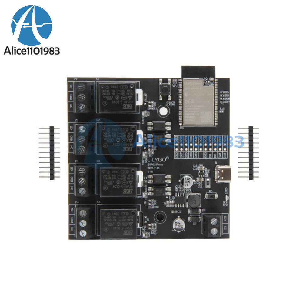 ESP32 T-Relay DC 5V 4 Way Relay 4MB Flash IoT Relay Suport WiFi Bluetooth T-U2T