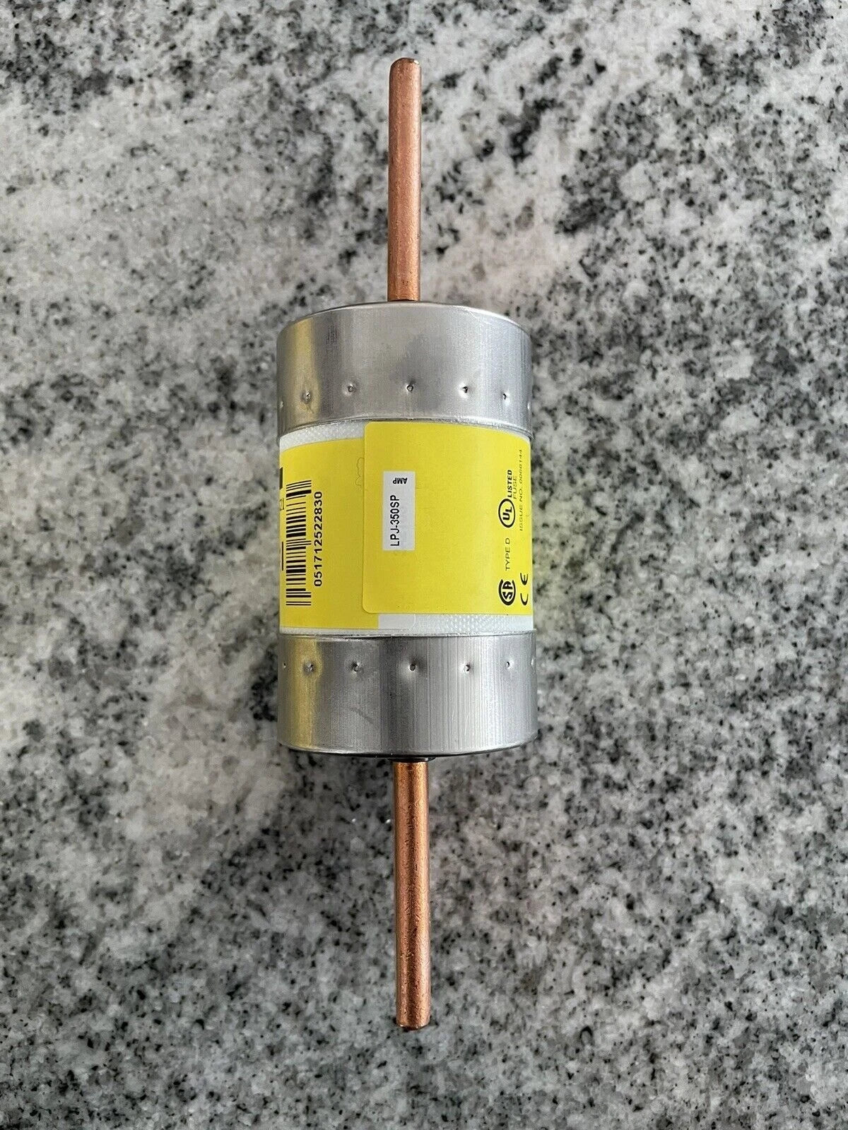 Bussmann LPJ-350SP 350 Amp 600Vac Low-Peak Dual-Element Class J Fuse LPJ350SP #P