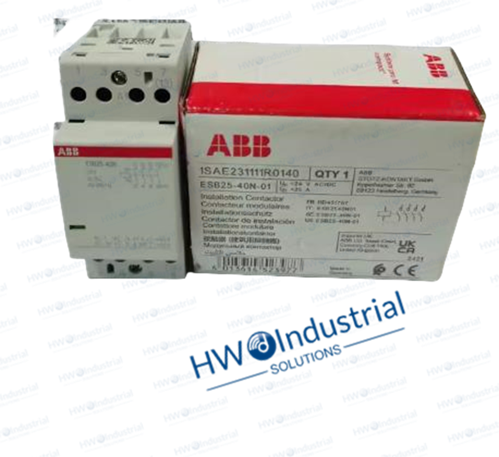 1/Piece ESB40-40N-01 ABB Building Specific 40A Contactor Coil Voltage 24VAC/DC