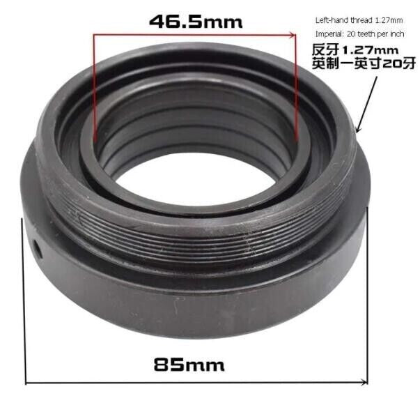 Milling Machine Barrel Front End Cover Nut R8 Spindle Lock B133 For Bridgeport