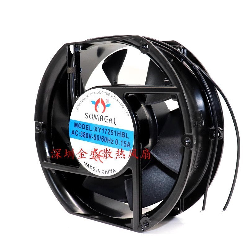 SOMREAL XY17251HBL AC380V 0.15A 17CM Inverter Cooling Fan