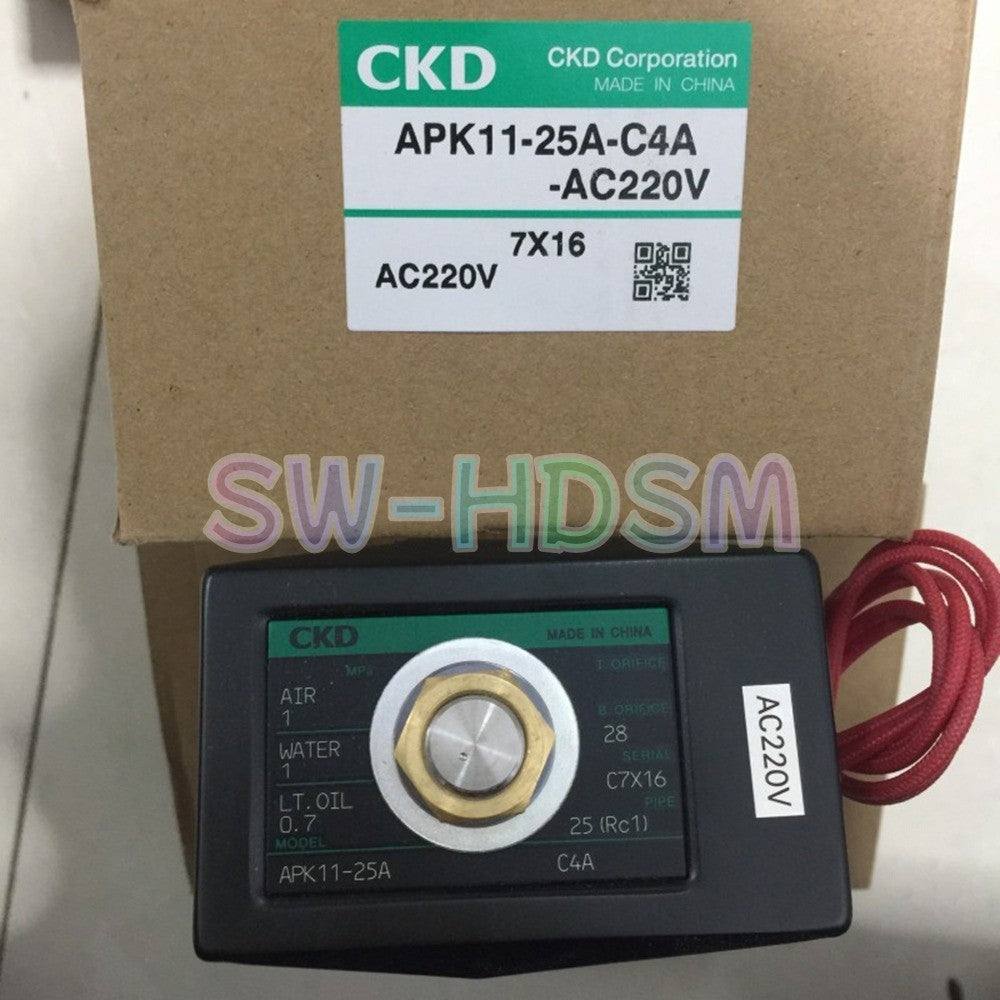 1PCS  for CKD Solenoid Valve APK11-25A-C4A-AC220V Freight Free