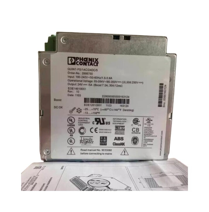 1Pc  Phoenix Switch Power Supply QUINT-PS/1AC/24DC/5 2866750