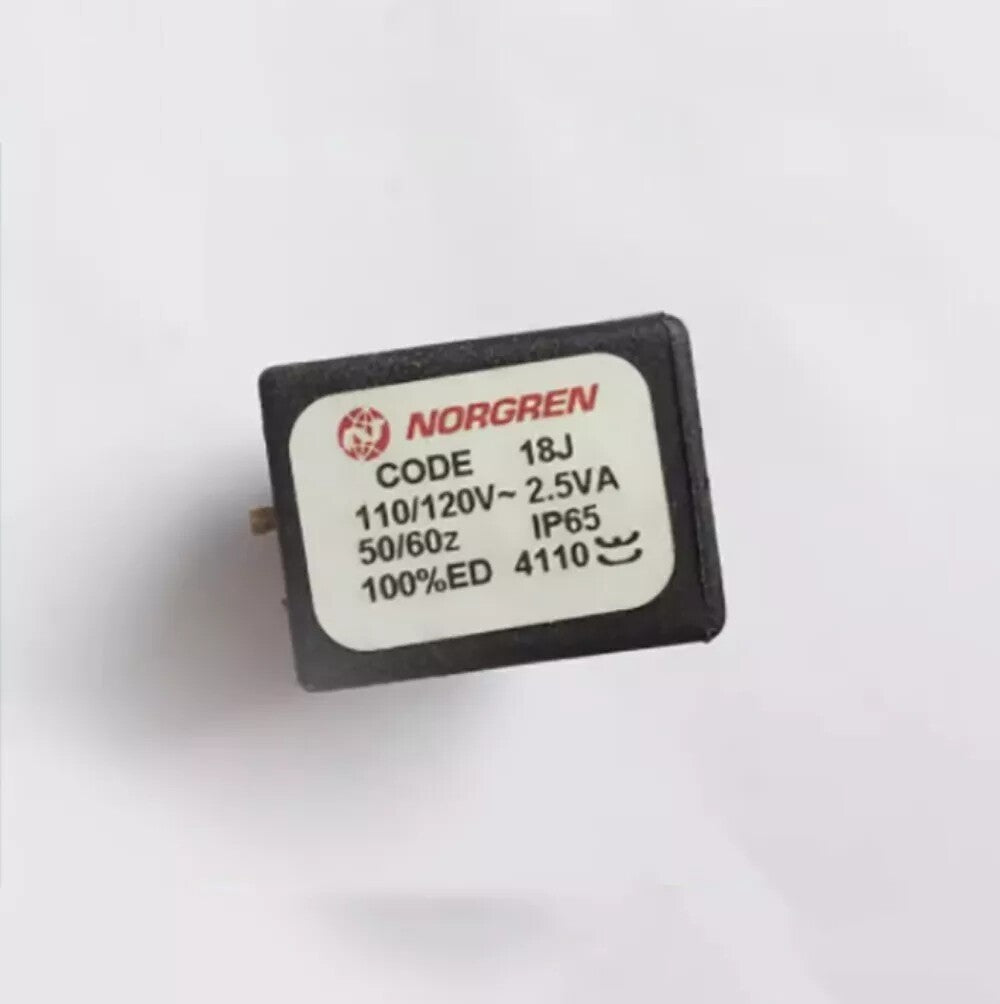 NORGREN CODE 18J SOLENOID COIL 110/120V 2.5VA