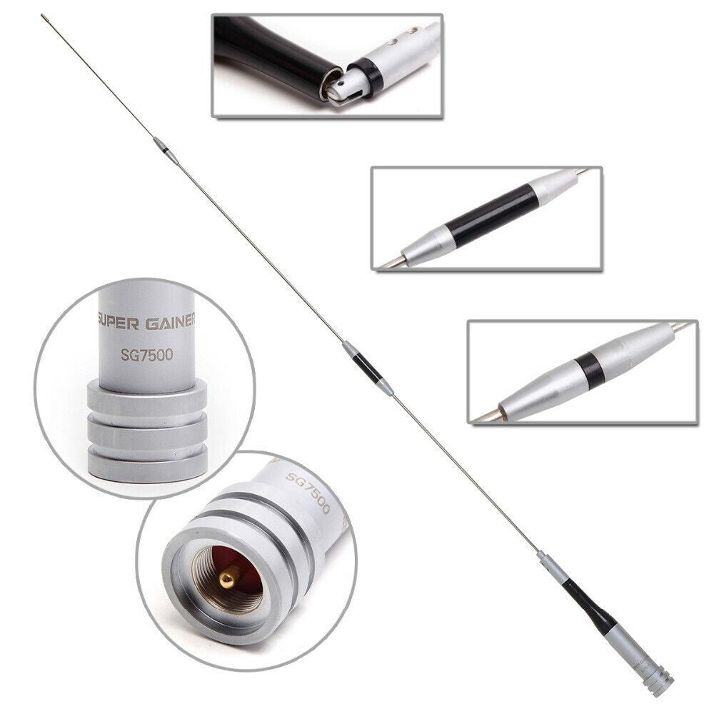 Diamond SG-7500 Dual Band VHF/UHF 150W 3.5/6.0dBi Gain Antenna for Car Radio