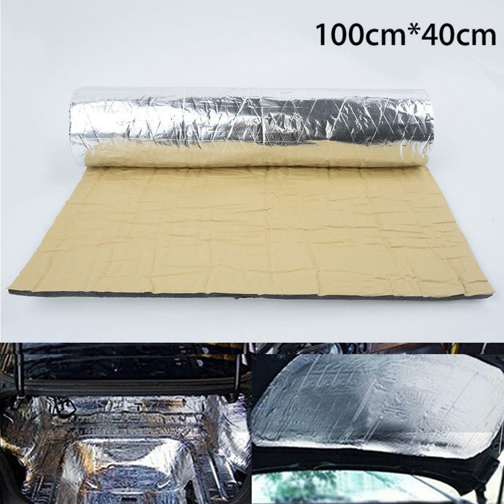 Car Auto Sound Proofing Deadening Insulation Closed Cell Foam Mat Pad 100 * 40cm