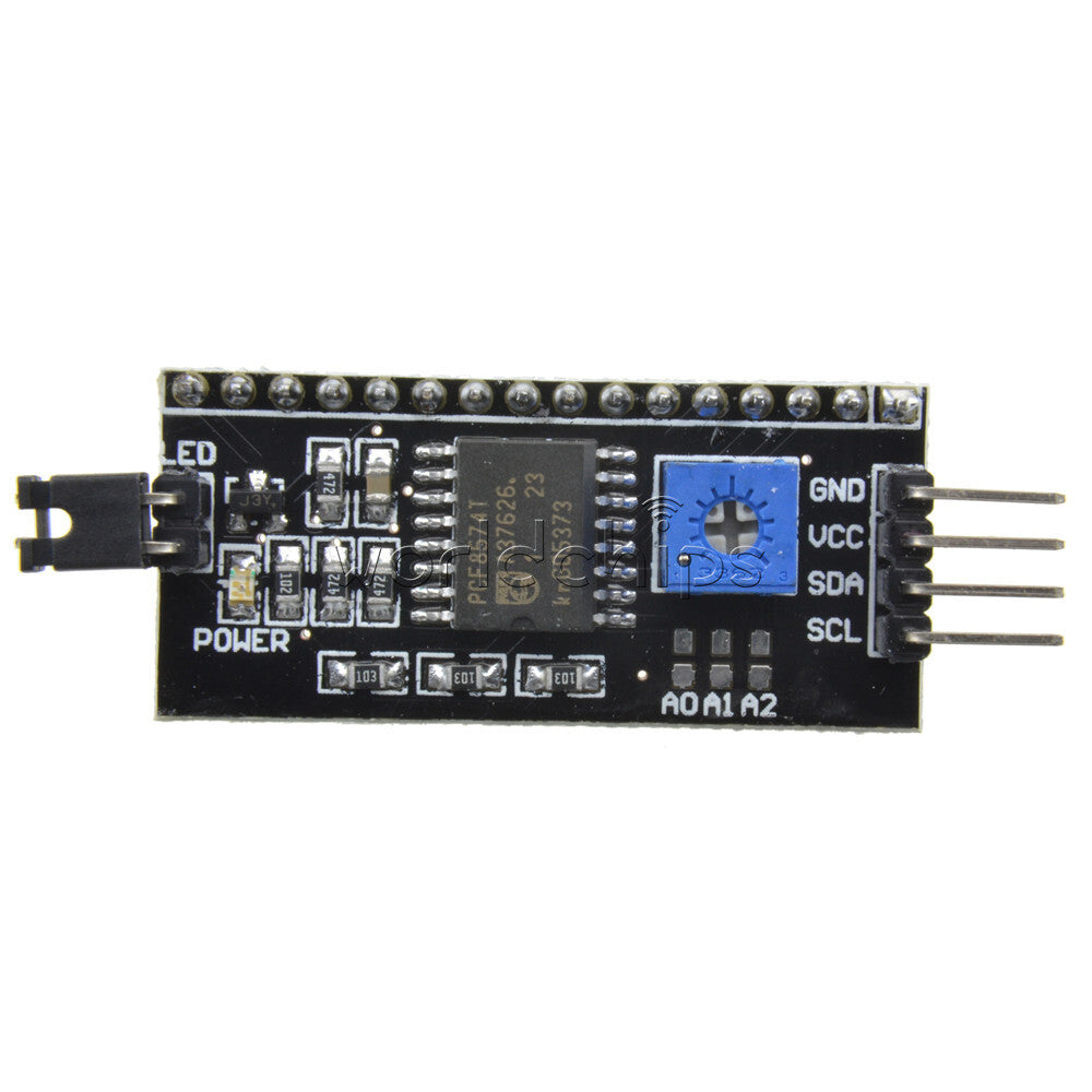5V 128x64 LCD Display Yellow Green 1602LCD IIC/I2C/SPI Serial Interface Board