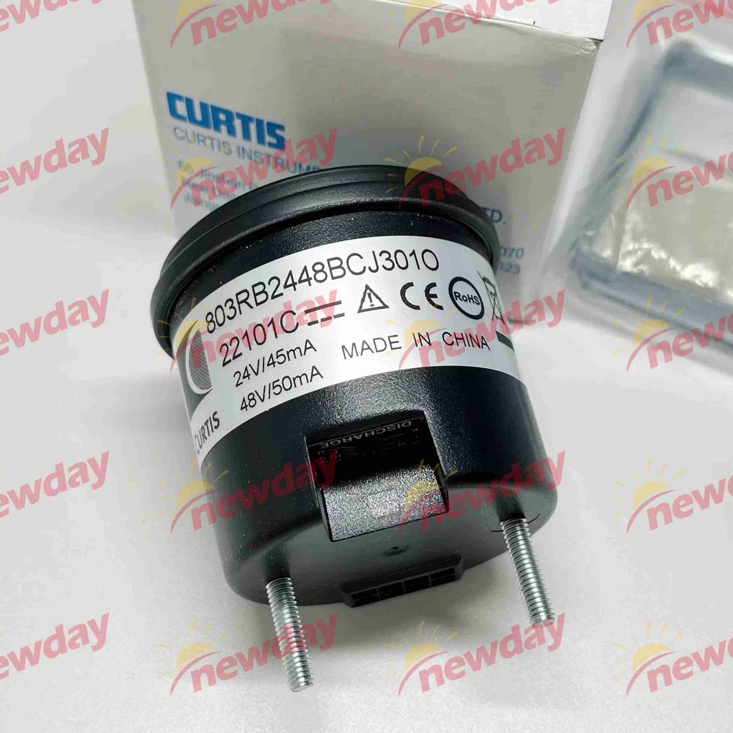 1PCS 803RB2448BCJ3010 FOR CURTIS Battery hour meter Round meter 24V/48V