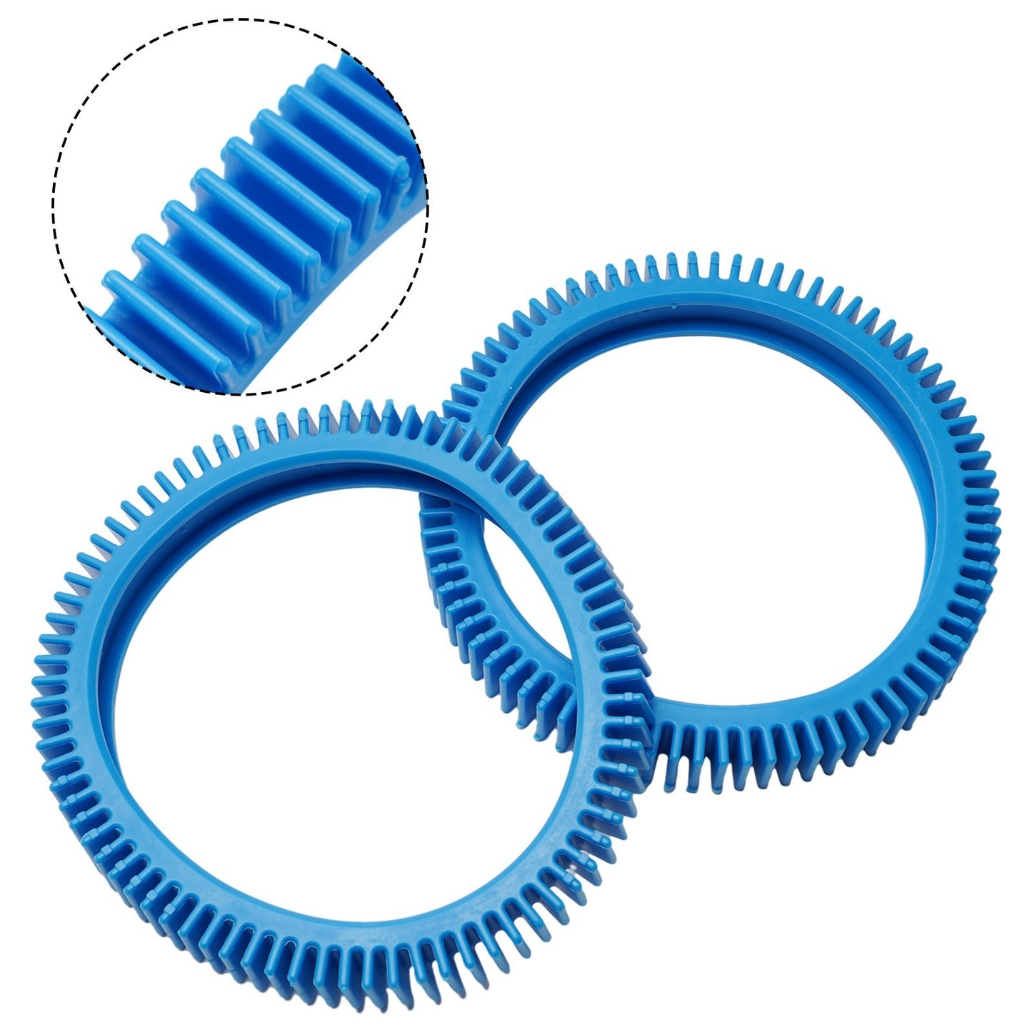 Replacement Back Tires For Pool Cleaner Compatible With For Hayward Vacuums