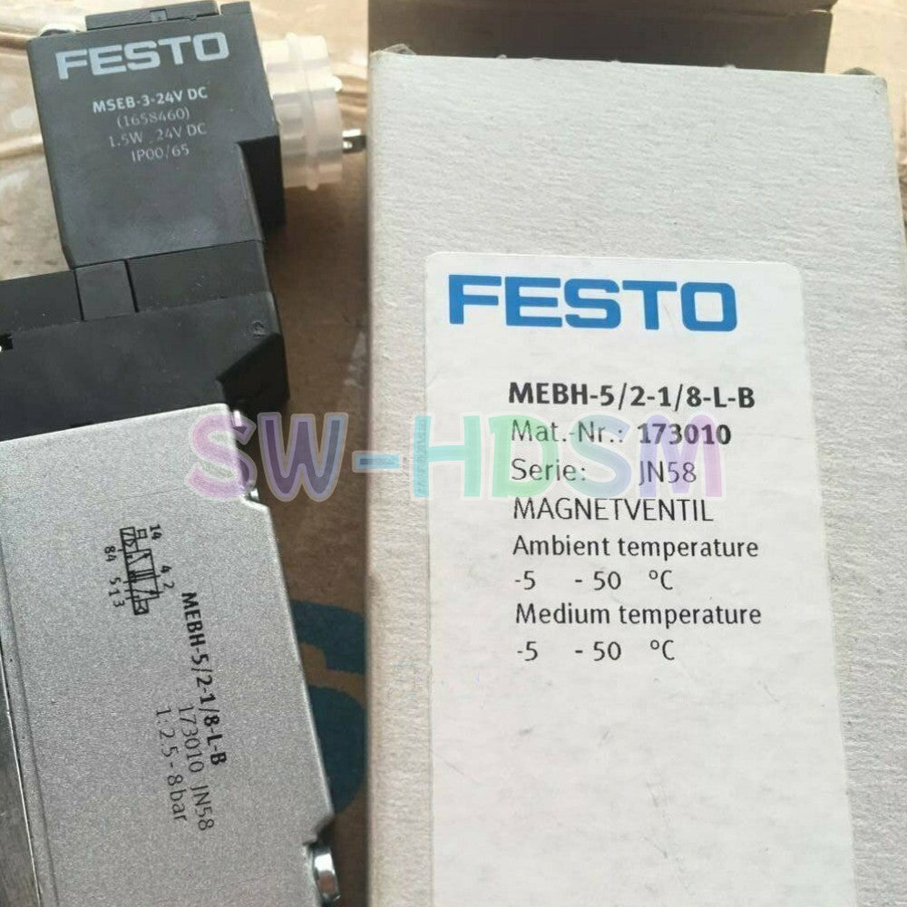 1PCS  for Festo MEBH-5/2-1/8-L-B 173010 Solenoid Valve Freight Free